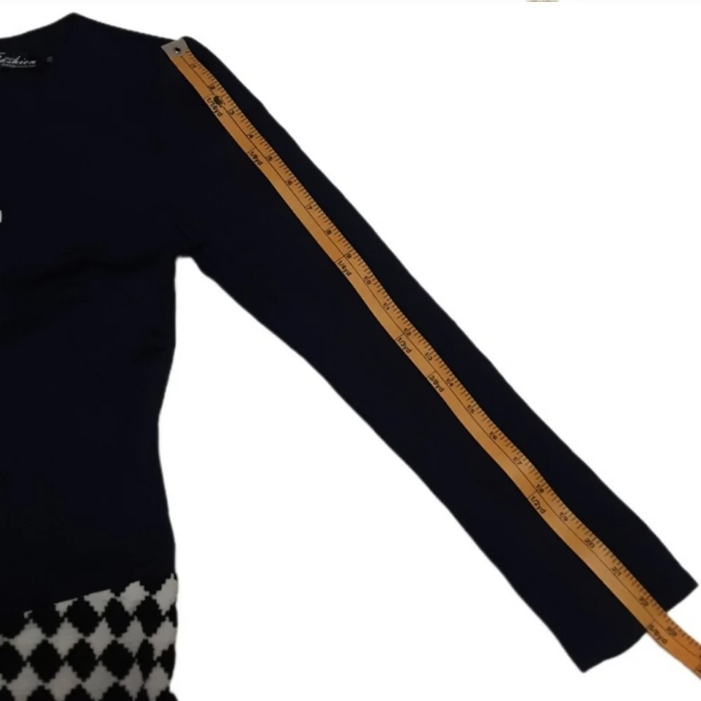 Houndstooth Formal Dress With Jacket - Picture 15 of 15